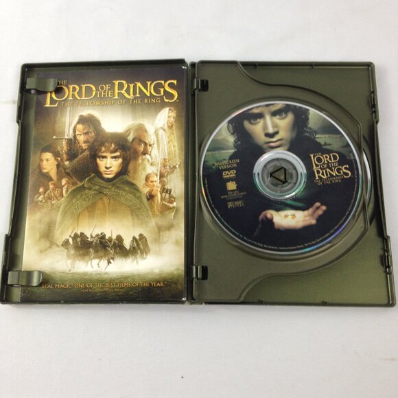 The Lord of The Rings-2001-The Fellowship OF The Rings-2 Disc DVD Set - Used - Picture 3 of 4